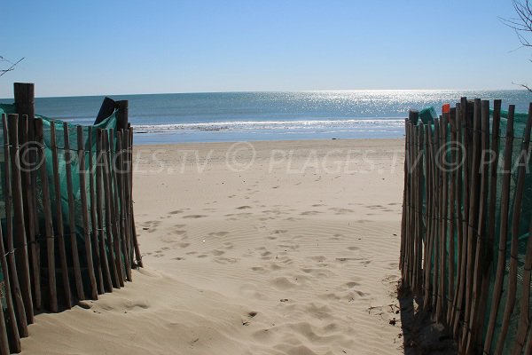 Strand von Echirolles in La Grande Motte