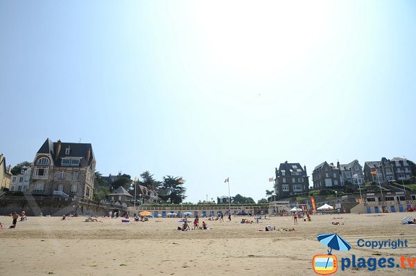 Plage centrale de Dinard