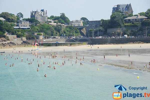 wimming pool on the Dinard beach