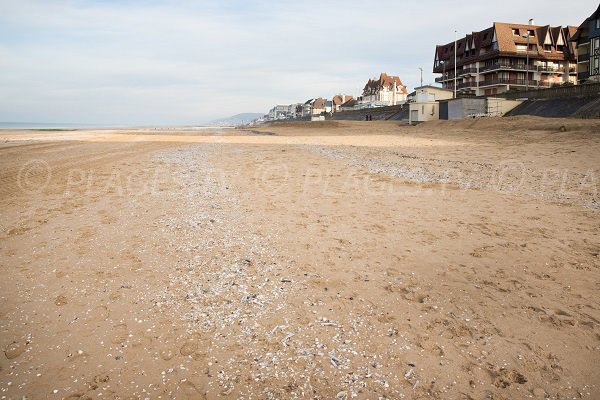 Buildings along the beach sailing club - Cabourg