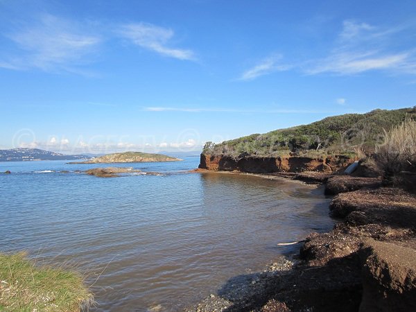 Plage de l'Eigade à Hyères dans le Var