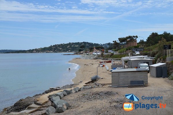 Photo of Elephant beach in Sainte Maxime in France