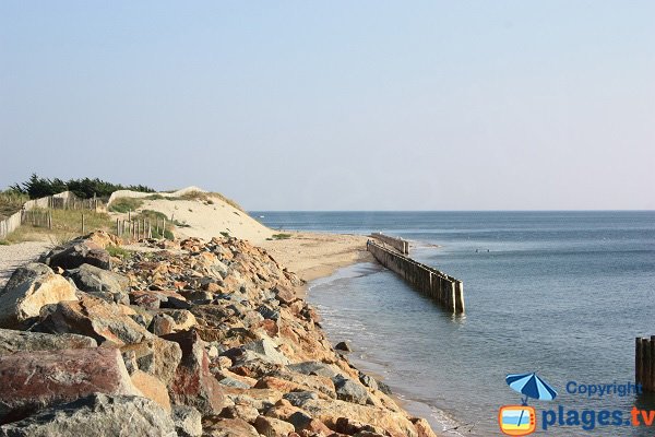 Foto della spiaggia degli Eloux a Noirmoutier