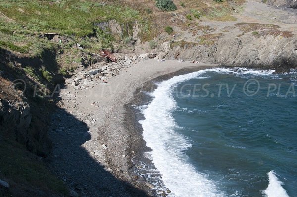 Strand von En Baux in Port Vendres (66)