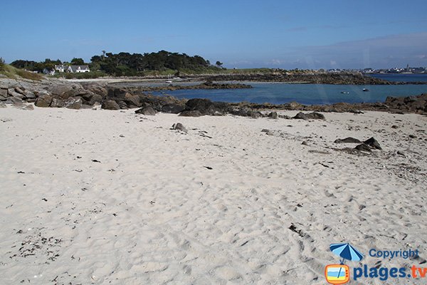 Partie Est de la plage d'Enez Aod Kun - Batz