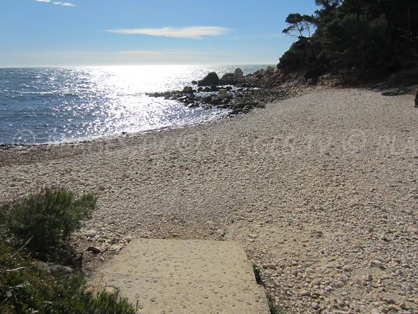 Crique sauvage à Bandol