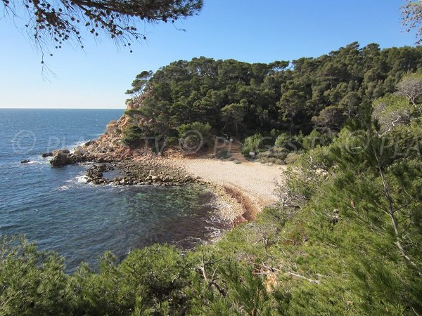 Spiaggia degli Engraviers a Bandol - Francia