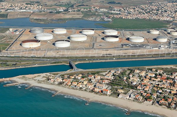 Plages à l'entrée de Frontignan