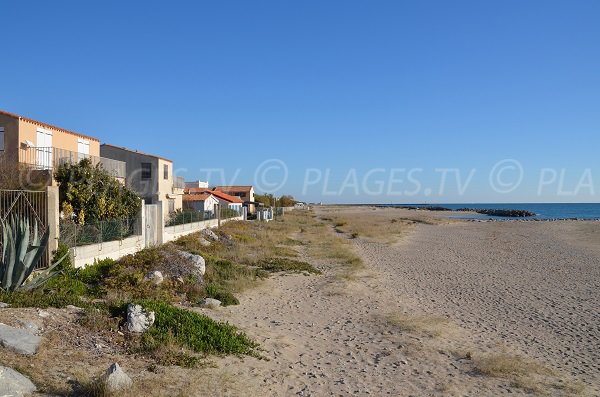 Spiaggia di Frontignan in estate