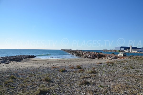 Photo of Entree beach in Frontignan in France