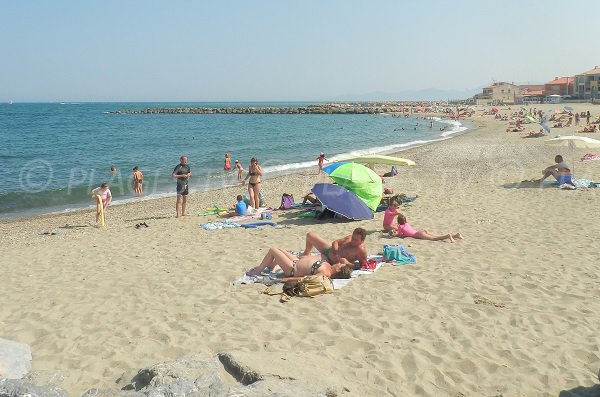 Spiaggia Epis di Sainte-Marie in estate - Francia