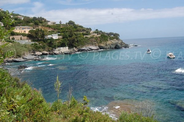 Côte autour d'Erbalunga sur le Cap Corse