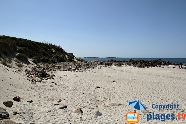 belvédère de la plage d'Erleac'h à Saint Pabu