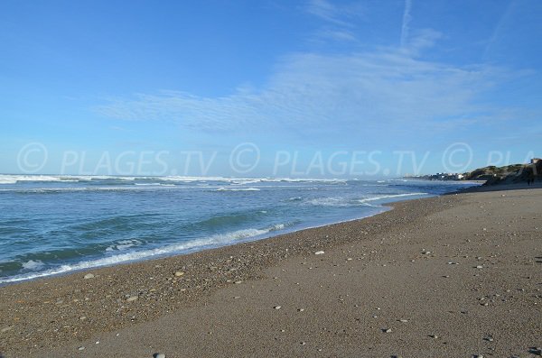 Public beach in Bidart