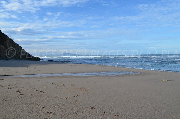 Spiaggia Erretegia a Bidart in Francia