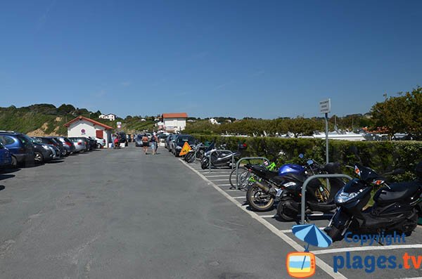 Parking et camping de la plage Erromardie - St Jean de Luz