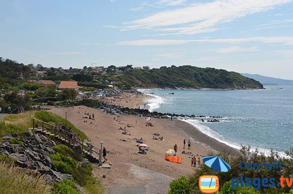 Plage d'Erromardie à St Jean de Luz