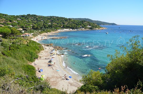 Plage de l'Escalet à Ramatuelle