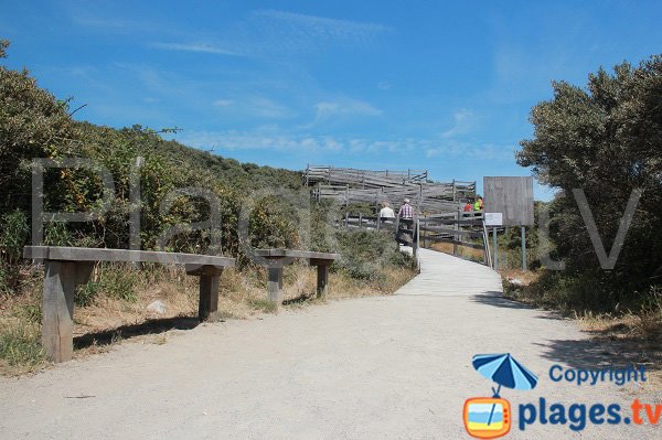 Accès à la plage des Escardines - Oye-Plage