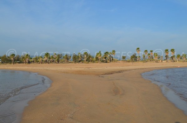 swimming area between the two coves - Saint Aygulf