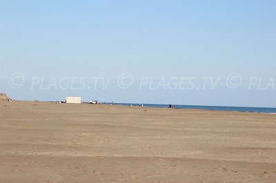 Beach in Port Camargue in France