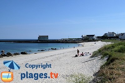 Plage à Esquibien en Bretagne