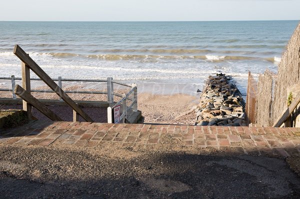 Access to the Blonville beach