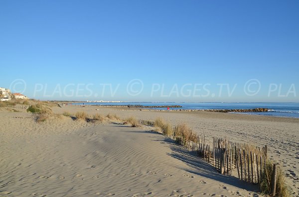 Photo de la plage Est de Carnon