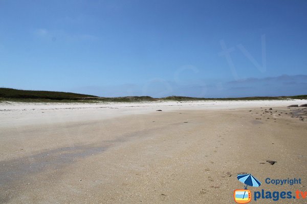 Plus belle plage de l'ile d'Aganton à Pleumeur Bodou