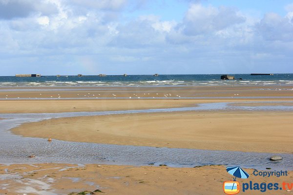 Port artificiel d'Arromanches - Saint-Côme-de-Fresné