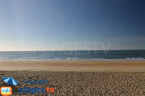 Photo de la plage dans le centre de Capbreton