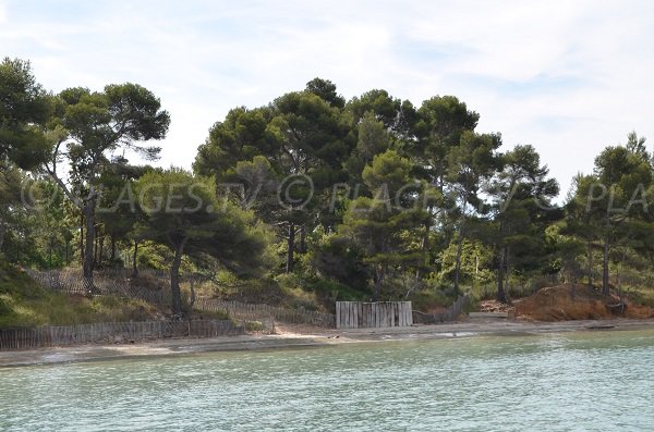 Plage à Bormes les Mimosas de l'Estagnol