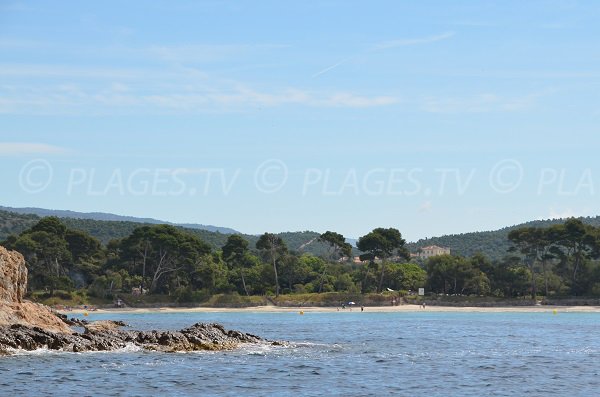 Plage de l'Estagnol de Bormes les Mimosas