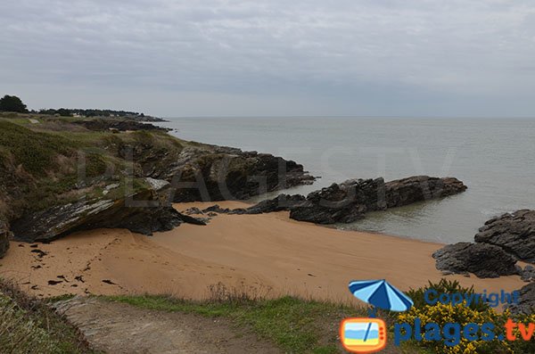 Crique à côté de la plage de l'étang - Pornic