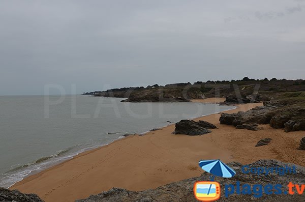 Photo de la plage de l'étang à Pornic