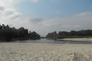 Spiaggia e stagno di Prunelli di Fiumorbo in Corsica