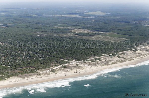 Photo de la plage Euronat en Gironde