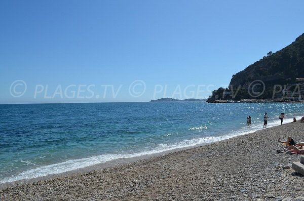 Saint Jean Cap Ferrat depuis la plage d'Eze