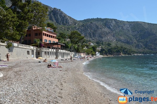 Shade on Eze beach