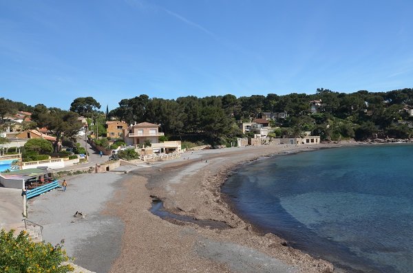 Foto della spiaggia di Fabrégas di La Seyne sur Mer