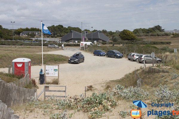 Parking de la plage de la Falaise - Guidel