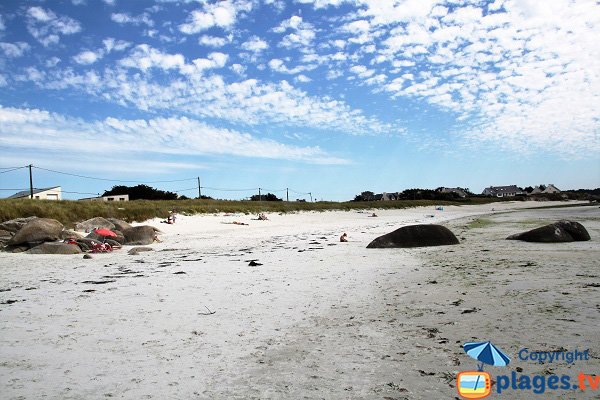 Dünen des Strandes Fanal in Kerlouan - Bretagne