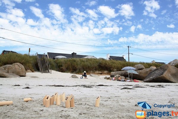 Accès à la plage de Fanal - Kerlouan