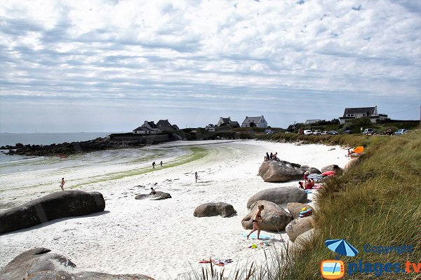 Foto della spiaggia di Fanal a Kerlouan