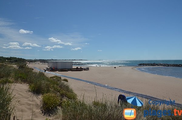 Anse de sable à Vias-Plage