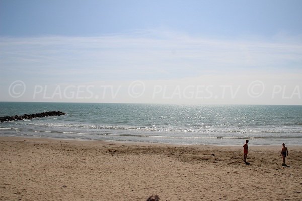 Plage publique à Vias-Plage