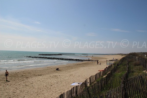 Spiaggia della Farinette a Vias-Plage - Francia