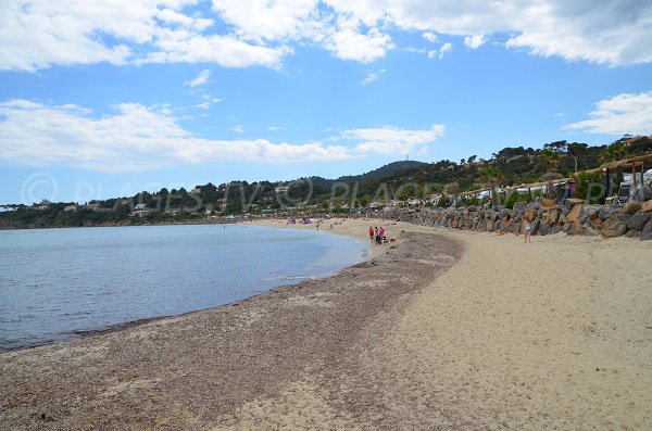 Spiaggia della Favière - zona dei camping - Bormes les Mimosas