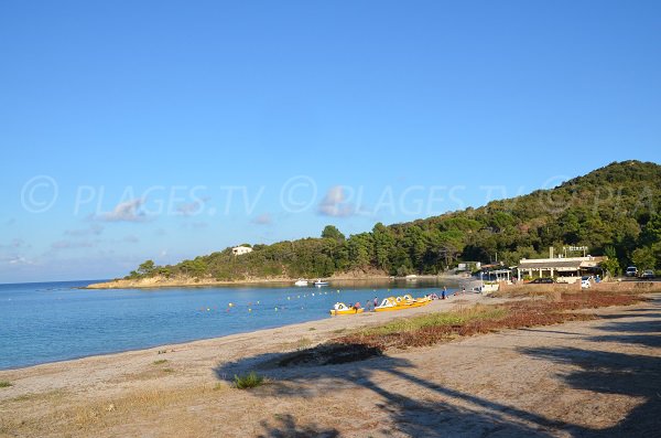 Paillote on the Favone beach - Corsica