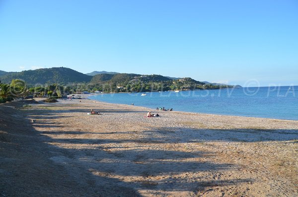 Favone beach in Corsica